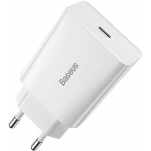 Hálózati adapter Baseus Speed Mini Quick Charger 1C 20 W EU White