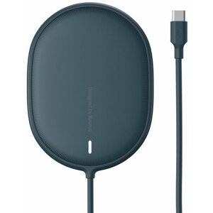 Vezeték nélküli töltő Baseus Light Magnetic Wireless Charger for iPhone 12 / 13 / 14 Series Blue