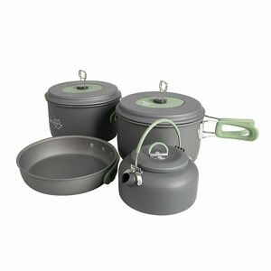 Kemping edény Bo-Camp Cookware set Explorer 4-pc w.kettle