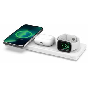 MagSafe vezeték nélküli töltő Belkin BOOST CHARGE PRO MagSafe 3 az 1-ben vezeték nélküli töltő iPhone-hoz/Apple Watch-hoz/AirPods-hoz