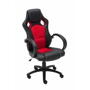 Herní židle BHM Germany Black, černo-červené
