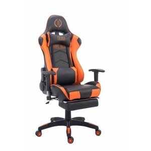 Herní židle BHM Germany Tores, černá / oranžová