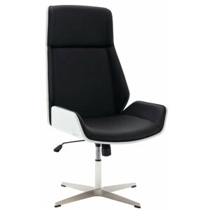 Kancelářská židle BHM Germany Breda, bílá / černá