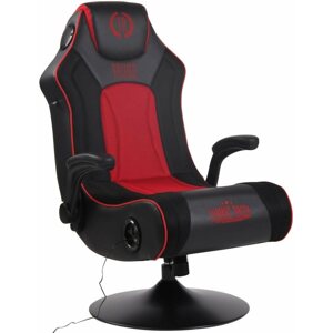 Gamer szék BHM GERMANY Nevers, fekete/piros