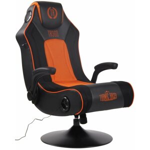 Gamer szék BHM GERMANY Nevers, fekete/narancssárga