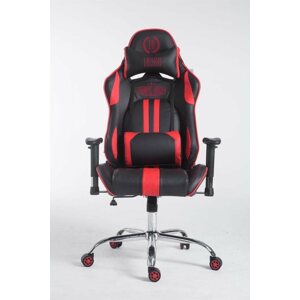 Herní židle BHM Germany Racing Edition, syntetická kůže, červená