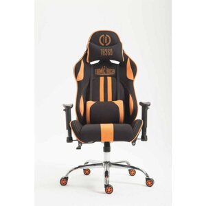 Herní židle BHM Germany Racing Edition, textil, oranžová