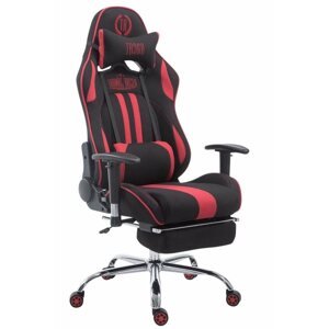 Herní židle BHM Germany Limit, textil, černá / červená