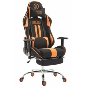 Herní židle BHM Germany Limit, textil, černá / oranžová