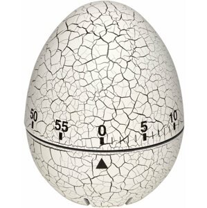 Konyhai időzítő Mechanikus percmérő TFA 38.1033.02 - repedt tojás, fehér