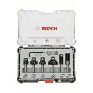 Vágófej készlet Bosch Trim & Edging Alakmaróbetét-készlet 8 mm-es szárral