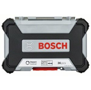 Fúrószár készlet Bosch 36 darabos Pick and Click Impact Control dugókulcs és csavarbitkészlet