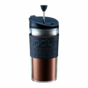 Dugattyús kávéfőző BODUM® (11102-01S) Travel Press, 350 ml, fekete