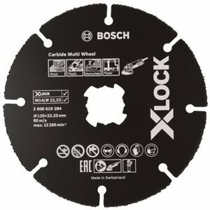 Vágótárcsa BOSCH X-LOCK többcélú keményfém multifunkciós kerékrendszer