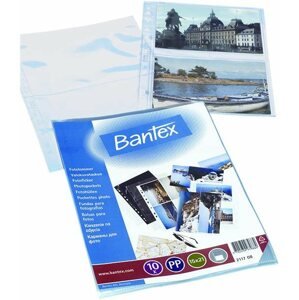 Irattartó fólia Bantex A4/100, 15 x 21 cm-es fotóhoz - 10 darabos csomagban