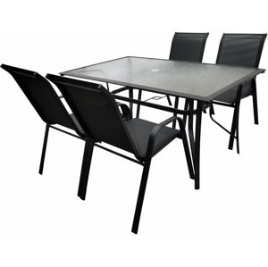Kerti asztal La Proromance Garden Table G47 + 4 db Garden Chair T12 Anthracite