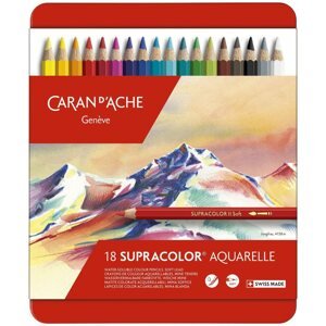 Pastelky CARAN D'ACHE Supracolor Aquarelle 18 barev