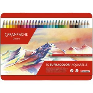 Pastelky CARAN D'ACHE Supracolor Aquarelle 30 barev