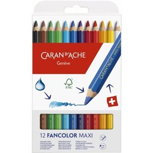 Pastelky CARAN D'ACHE Fancolor Maxi 12 barev