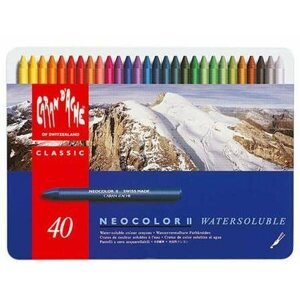 Olejové pastely CARAN D'ACHE Neocolor II 40 barev