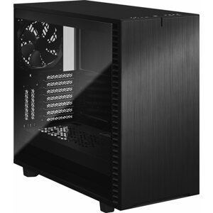 Számítógépház Fractal Design Define 7 Black - Dark TG