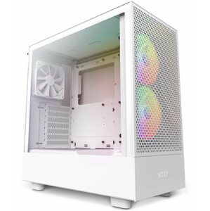 Számítógépház NZXT H5 Flow RGB White