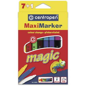 Írószer készlet 8 darabos színes Magic filc készlet 8649
