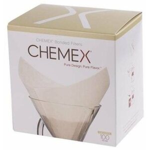 Kávéfilter Chemex papírszűrő 6-10 csészéhez, négyszögletes, 100 db