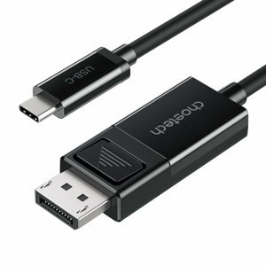 Videokábel ChoeTech Type-C (USB-C) - DisplayPort (DP) 8K duplex átviteli kábel 1,8 m fekete