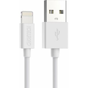 Adatkábel ChoeTech MFI tanúsított USB-A - Lightening Kábel 1,8 m fehér