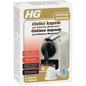 Čistič kávovarů HG čisticí kapsle pro kávovary Nespresso® 6 ks