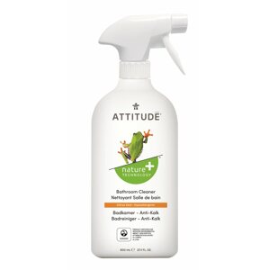 Környezetbarát tisztítószer ATTITUDE fürdőszoba tisztítószer spray citromhéj illattal, 800ml