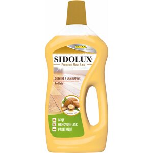 Padlótisztító SIDOLUX Premium Floor Care argánolajjal, fa és laminált padló, 750 ml