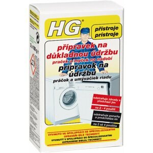 Čistič myčky HG Přípravek na důkladnou údržbu praček a myček na nádobí 2× 100 ml