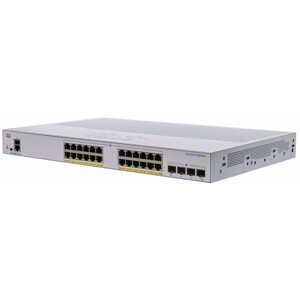 Switch CISCO CBS250 Smart 24-port GE, PoE, 4x1G SFP