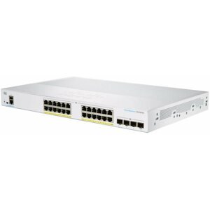 Switch CISCO CBS350 Managed 24-port GE, PoE, 4x10G SFP+