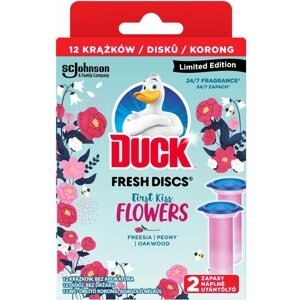 WC golyó DUCK Fresh Discs First Kiss Flowers 2× 36 ml