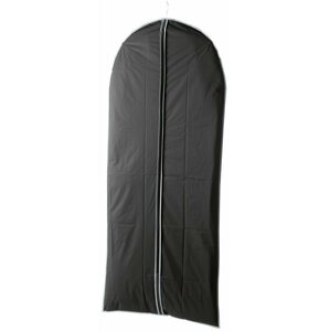 Ruhazsák Tömörítőhuzat öltönyökhöz és hosszú ruhákhoz Tömörítő 60 x 137 cm - fekete