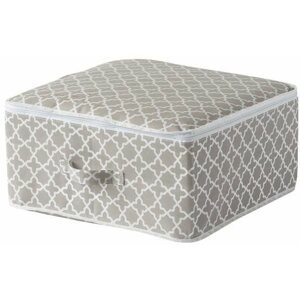 Tároló doboz Compactor Textil tároló doboz cipzárral - "Madison" 46x46x20,5 cm