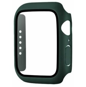 Okosóra tok COTEetCI Polikarbonát tok kijelzővédővel az Apple Watch 7 41 mm okosórához zöld