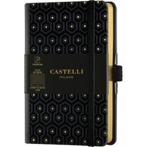 Jegyzetfüzet CASTELLI MILANO Copper&Gold Honey, S-es méret Gold