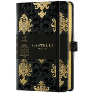 Jegyzetfüzet CASTELLI MILANO Copper&Gold Baroque, S-es méret Gold