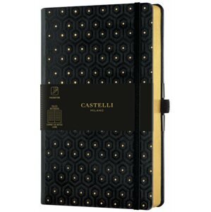 Jegyzetfüzet CASTELLI MILANO Copper & Gold Honey, M méret Gold