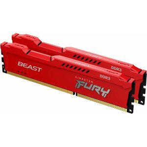 RAM memória Kingston FURY 16GB KIT DDR3 1600 MHz CL10 Beast Red