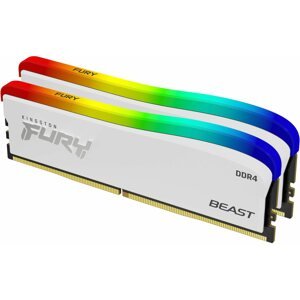 RAM memória Kingston FURY 16GB KIT DDR4 3600MHz CL17 Beast RGB White Special Edition