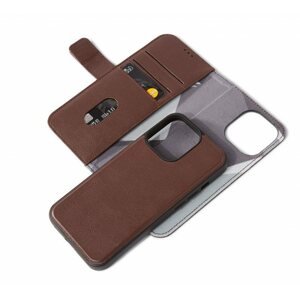 Mobiltelefon tok Decoded Leather Detachable Wallet Brown iPhone 14 Pro Max