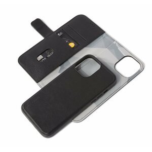 Mobiltelefon tok Decoded Leather Detachable Wallet Black iPhone 14 Pro