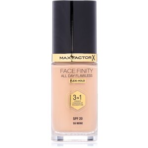 Alapozó MAX FACTOR Facefinity All Day Flawless 3in1 Foundation SPF20 55 Beige 30 ml