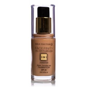 Alapozó MAX FACTOR Facefinity All Day Flawless 3in1 Foundation SPF20 80 Bronze 30 ml