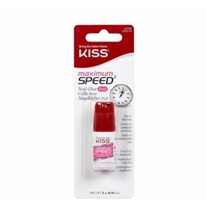 Műköröm ragasztó KISS Maximum Speed Pink Nail Glue